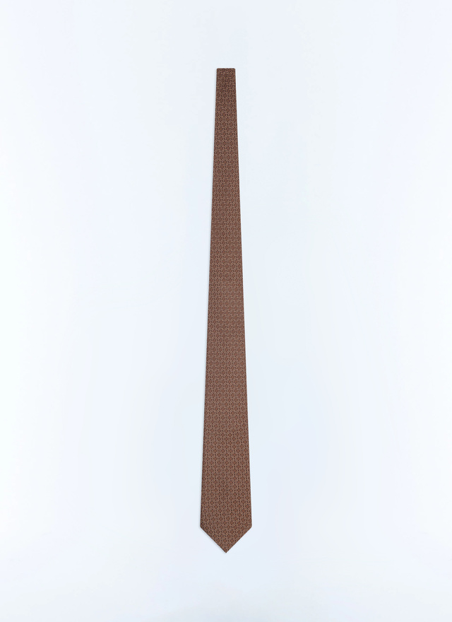 Men's camel tie Fursac - F2OTIE-LR04-A011