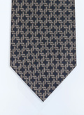 Patterned silk jacquard tie - F2OTIE-LR04-D030
