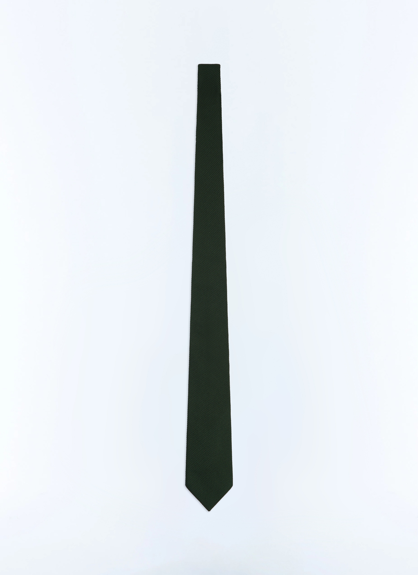 Men's tie bottle green main fabric: 100% silklining: none Fursac - F2OTIE-TR45-H010
