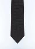 Silk jacquard polka-dot tie - F2OTIE-LR02-B020