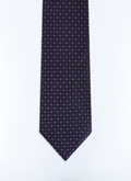 Silk jacquard polka-dot tie - F2OTIE-LR03-D030