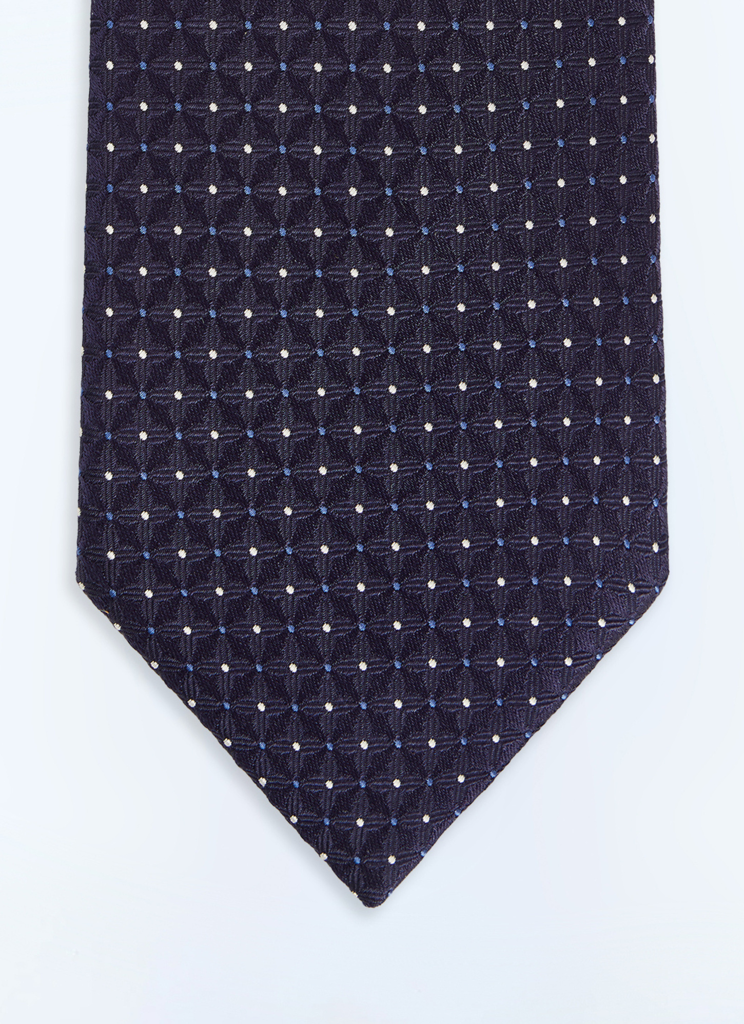 Men's tie navy main material: 100% silklining: none Fursac - F2OTIE-LR03-D030