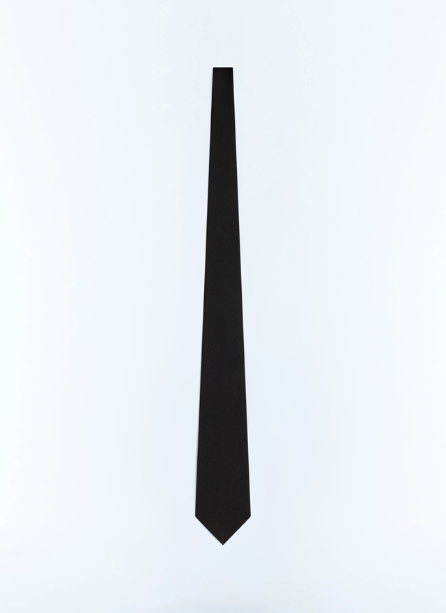 Men's black tie Fursac - F2OTIE-LR01-B020