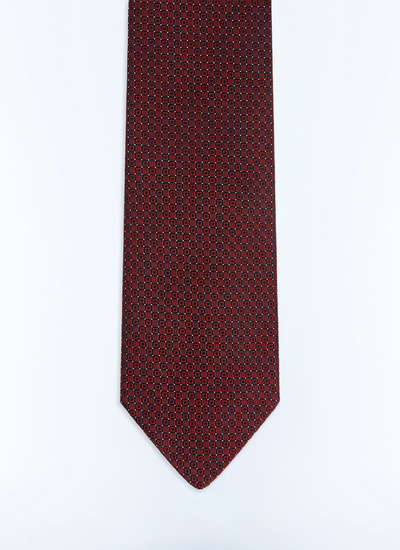 Men's tie burgundy main material: 100% silklining: none Fursac - F2OTIE-LR02-C014