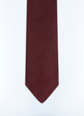 Silk jacquard polka-dot tie - F2OTIE-LR02-C014