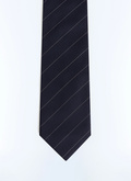 Striped wool serge tie - F2OTIE-DC05-D030