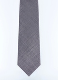 Plain wool flannel tie - F2OTIE-GR48-B022