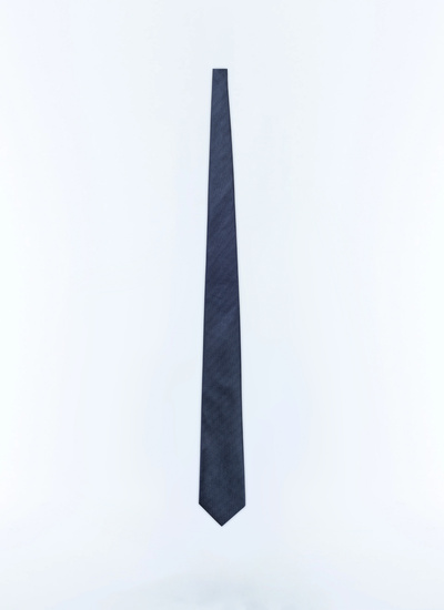 Men's navy blue tie Fursac - F2OTIE-B213-30