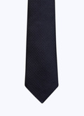 Silk tie with tone on tone dots - 23EF2OTIE-BR13/30