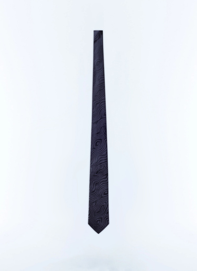 Men's silk jacquard tie Fursac - F2OTIE-BR33-30