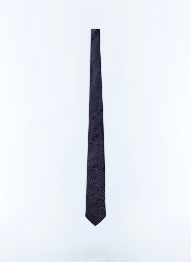 Men's silk jacquard tie Fursac - F2OTIE-BR33-30