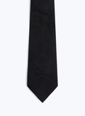 Velvet tie with paisley pattern - F2OTIE-ER06-B020