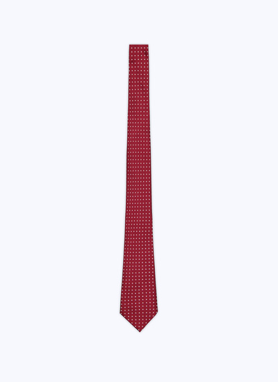Men's burgundy tie Fursac - 21HF2OTIE-TR46/74