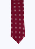 Silk tie with polka dots - F2OTIE-TR46-74