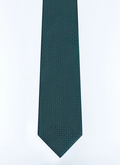 Silk tie with checkered dot pattern - F2OTIE-GR47-H011