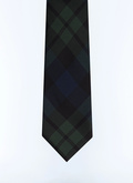 Tartan silk tie - F2OTIE-JR01-H011