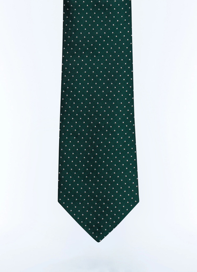 Men's green tie Fursac - F2OTIE-VR29-40