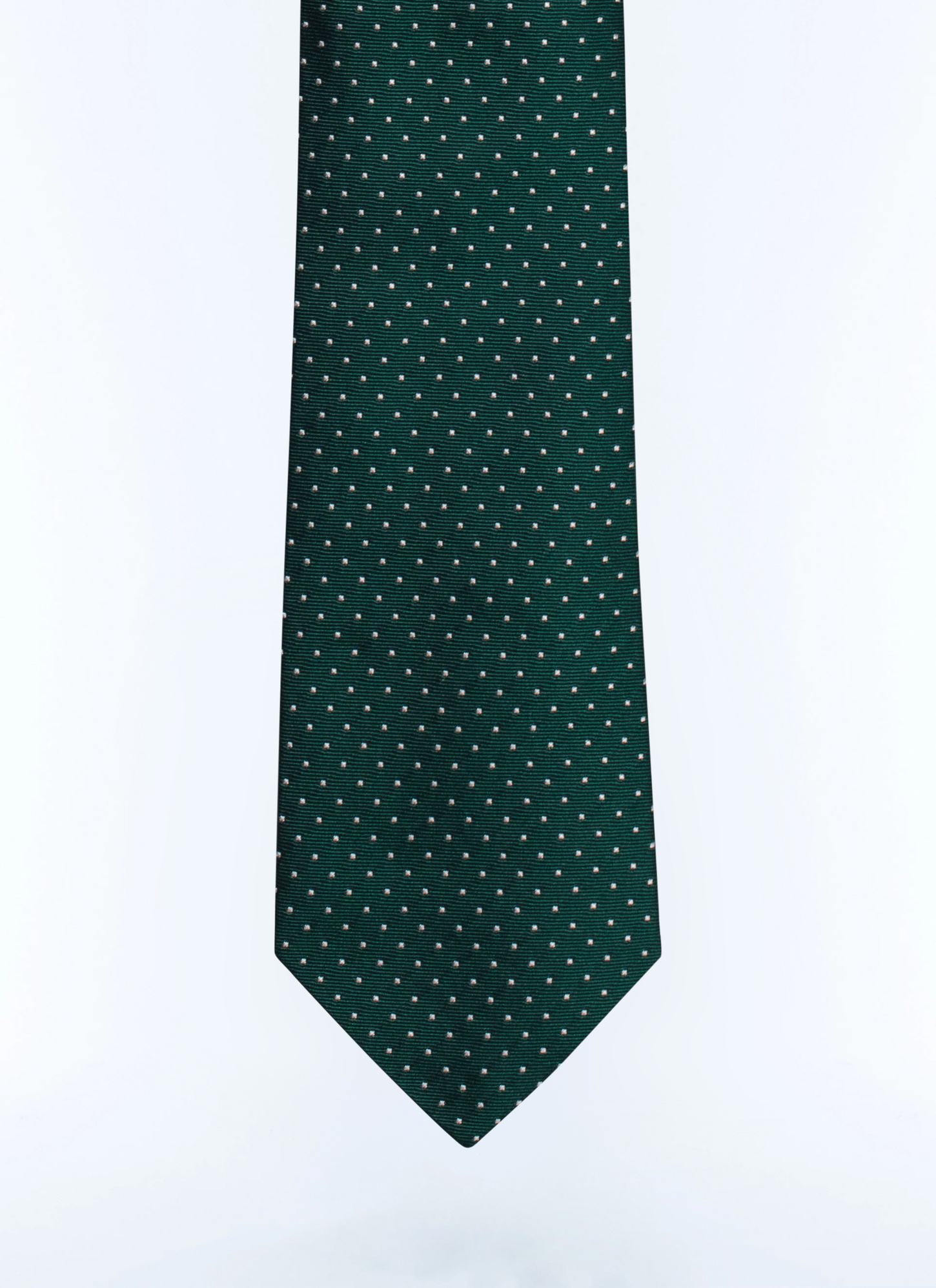 Men's green tie Fursac - F2OTIE-VR29-40