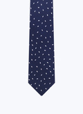 Patterned silk satin tie - F2OTIE-ER04-D030