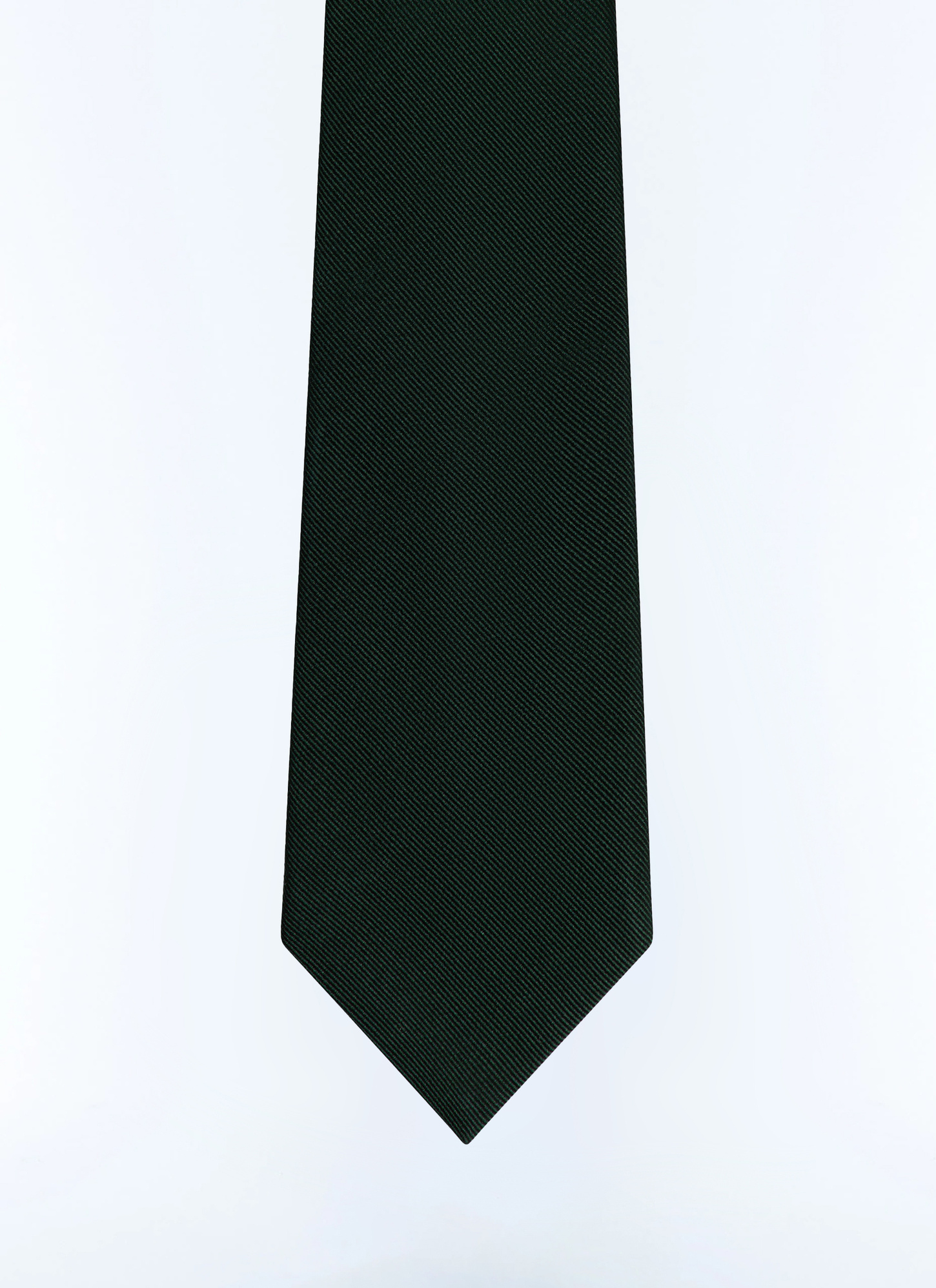 Men's tie emerald green silk Fursac - F2OTIE-DR16-H009