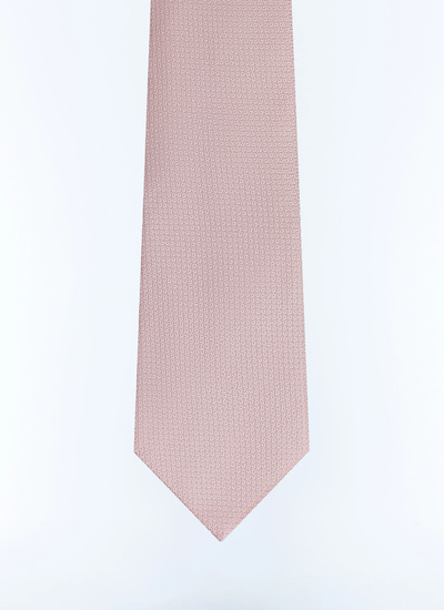 Men's tie pink silk Fursac - F2OTIE-JR06-F006