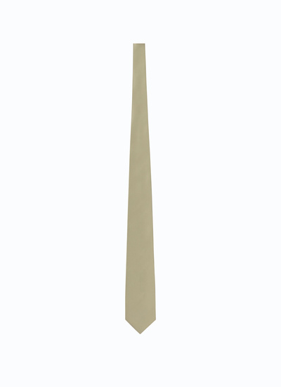 Men's beige tie Fursac - F2OTIE-BR08-09