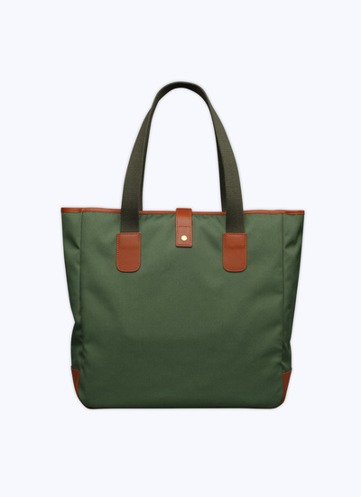 Men's green tote bag Fursac - B3VOTE-VB05-41