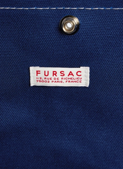 Men's denim blue travel bag Fursac - B3FEEL-FR41-D030