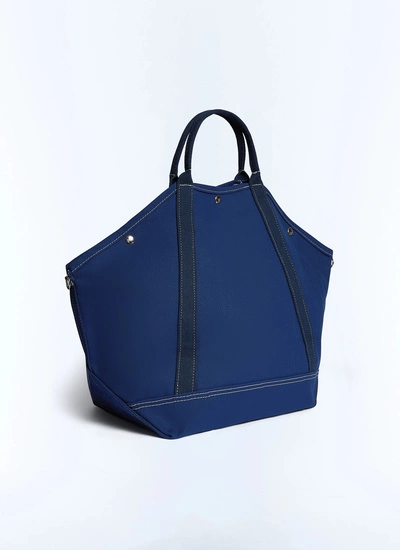 Men's denim blue travel Bag Fursac - B3FEEL-FR41-D030
