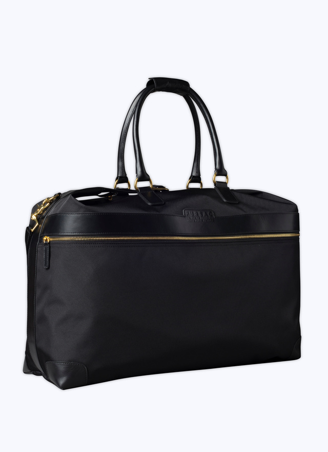 Men's black travel bag Fursac - B3VOYA-VB01-20