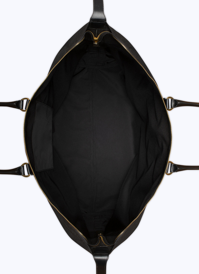 Men's black travel Bag Fursac - B3VOYA-VB01-20