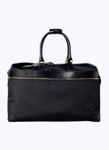 Technical fabric and leather travel bag - B3VOYA-VB01-20