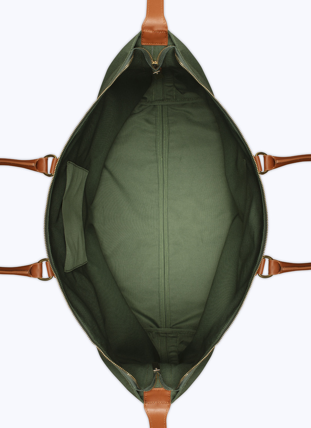 Men's green travel Bag Fursac - 22EB3VOYA-VB05/41