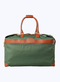 Technical fabric and leather travel bag - B3VOYA-VB05-41