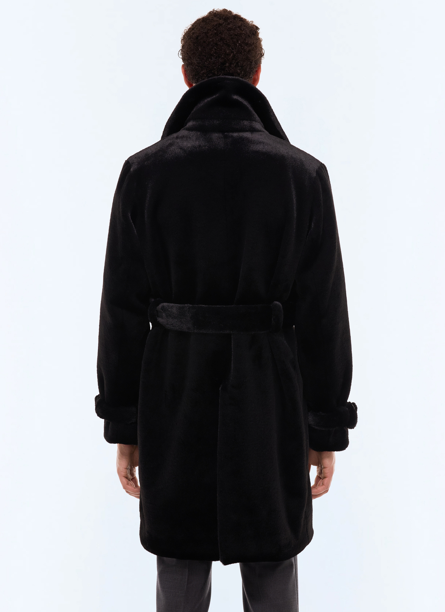 Men's faux-fur trench coat Fursac - M3GIKY-GM17-B020