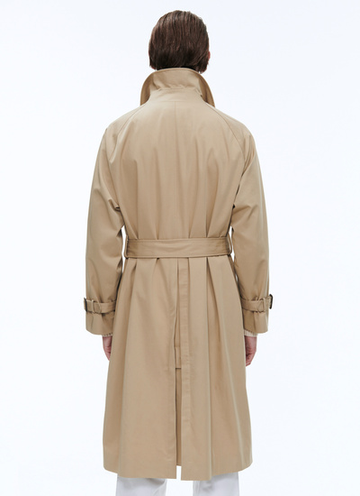 Men's beige trench coat Fursac - M3BIMA-BM12-08