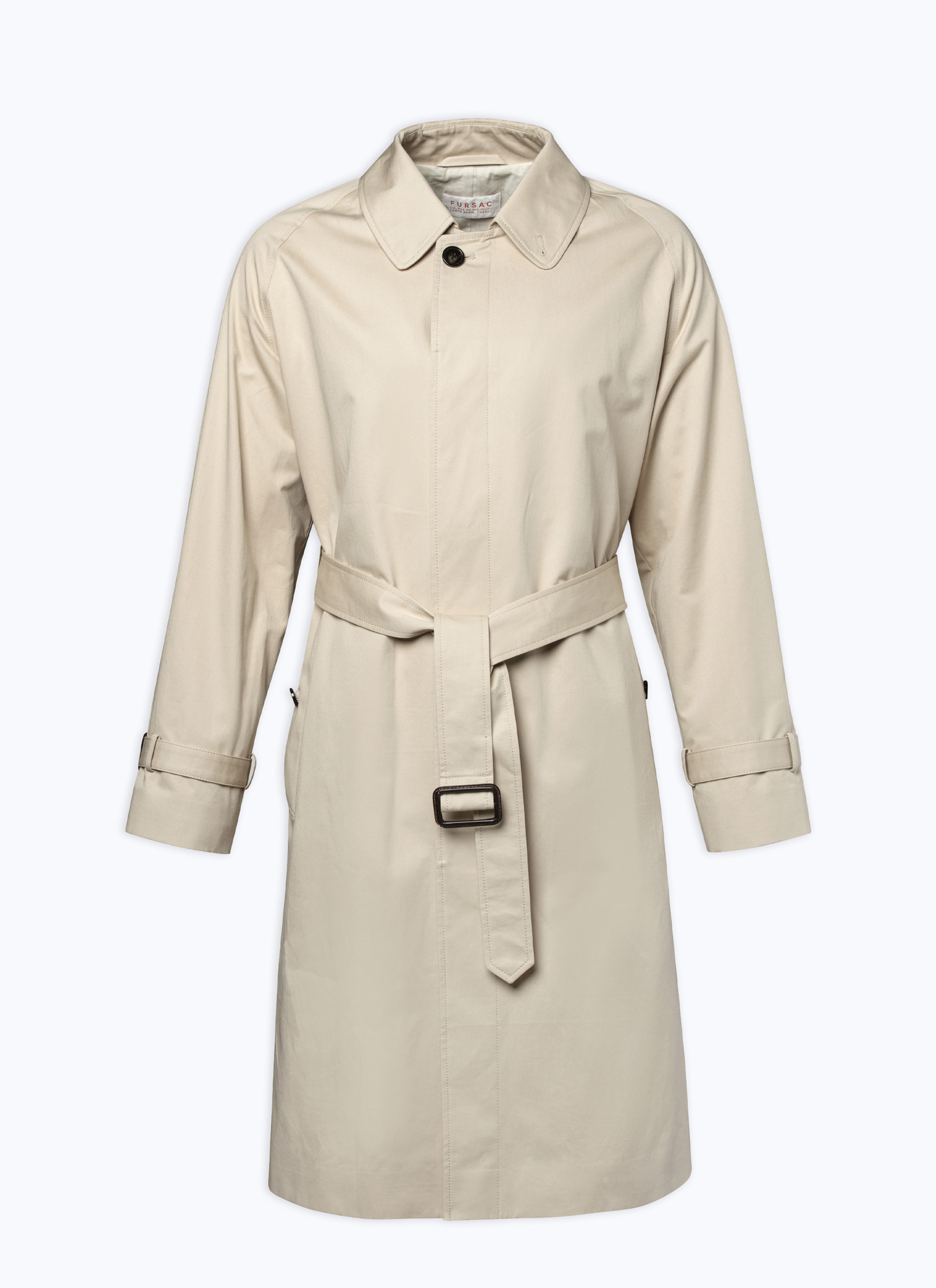 Men's beige trench coat Fursac - M3BIMA-DM03-A006