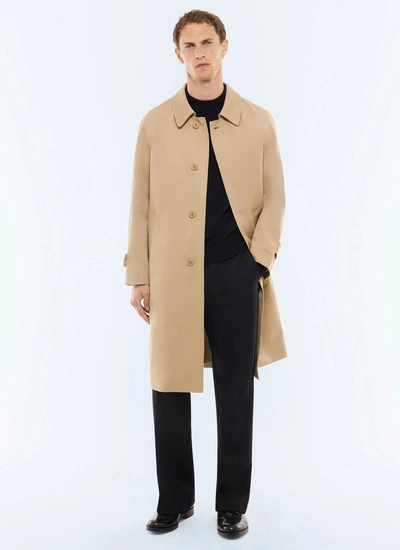 Men's beige trench coat Fursac - M3LERY-LM15-A008