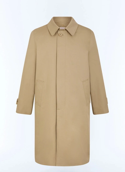 Men's white, ecru main fabric: 66% cotton, 34% polyesterupper lining: 100% polyesterlower lining: 80% wool, 20% polyamide trench coat Fursac - M3LERY-LM15-A008