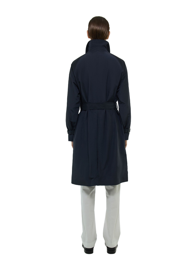 Men's cotton and polyamide technical fabric trench coat Fursac - M3BIMA-DM01-D030