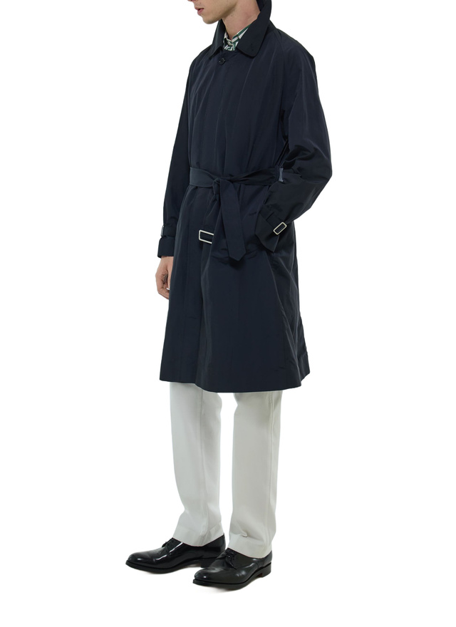 Men's navy blue trench coat Fursac - M3BIMA-DM01-D030