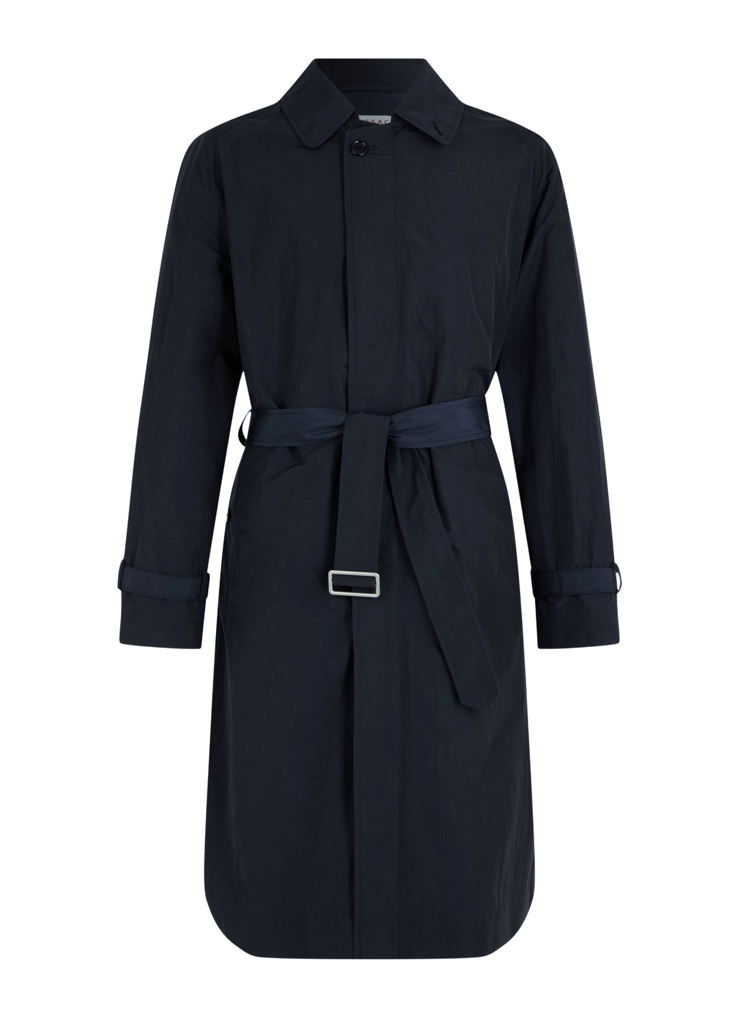 Men's blue, navy blue cotton and polyamide technical fabric trench coat Fursac - M3BIMA-DM01-D030