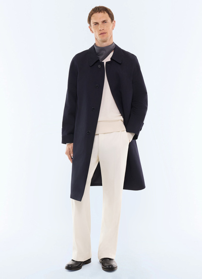 Men's navy trench coat Fursac - M3LERY-LM15-D030