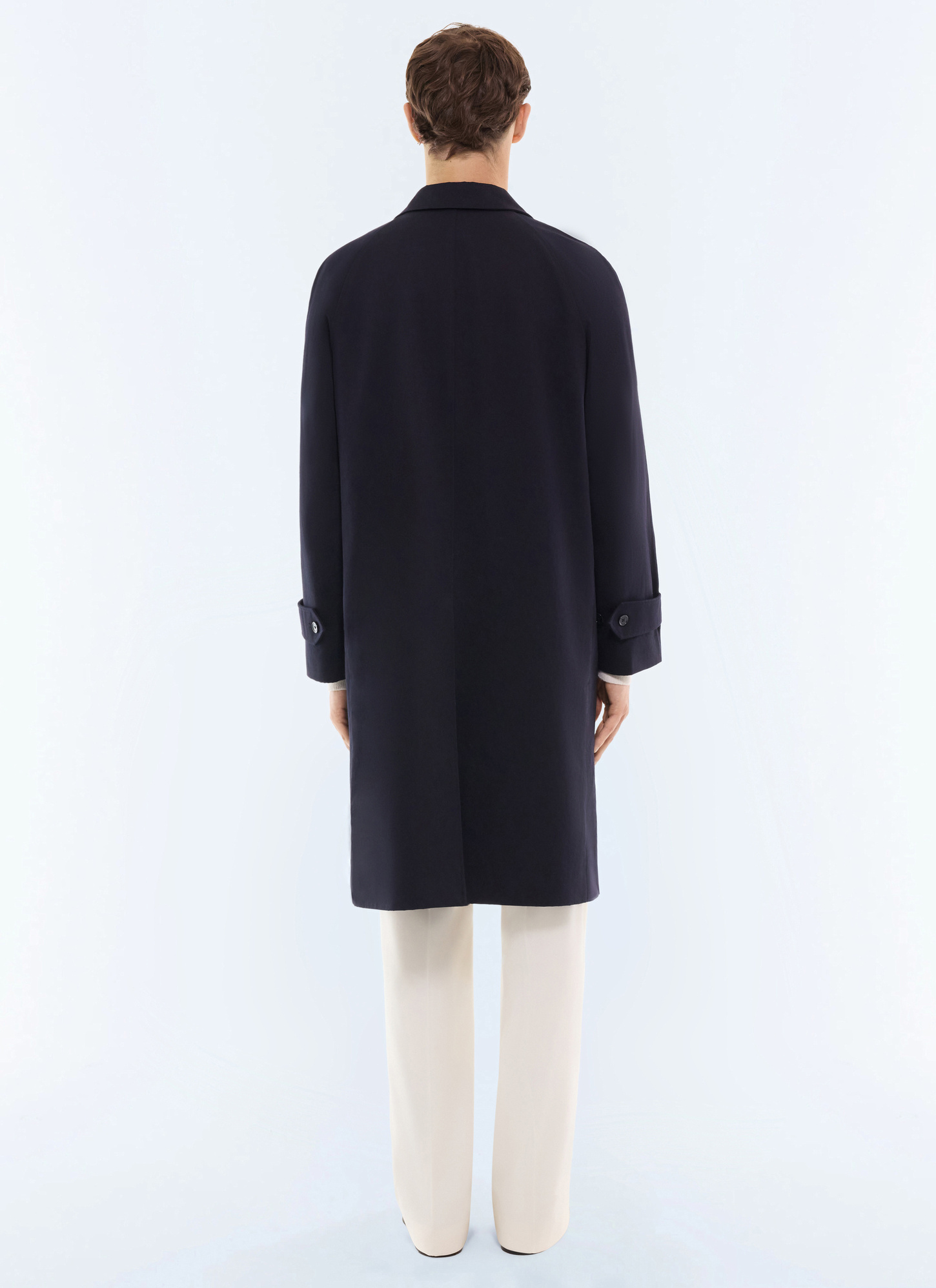 Men's main fabric: 66% cotton, 34% polyesterupper lining: 100% polyesterlower lining: 80% wool, 20% polyamide trench coat Fursac - M3LERY-LM15-D030