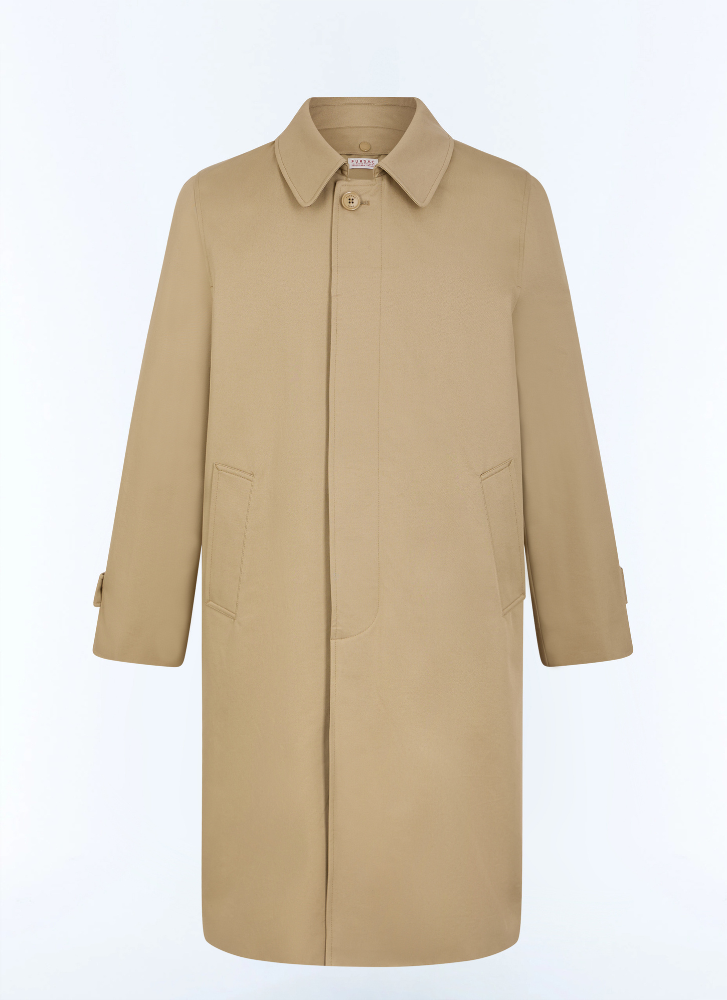 Trench blanc homme tissu principal: 66% coton, 34% polyesterdoublure haut: 100% polyesterdoublure bas: 80% laine, 20% polyamide Fursac - M3LERY-LM15-A008