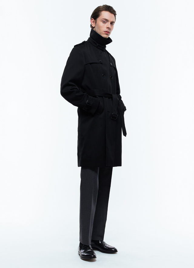 Trench noir homme sale