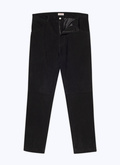 Suede leather 5-pocket straight trousers - P3CLAP-CL59-B020