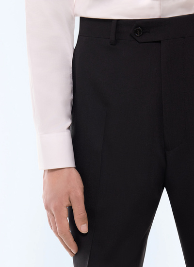 Men's black trousers Fursac - P3LOXA-BV01-20