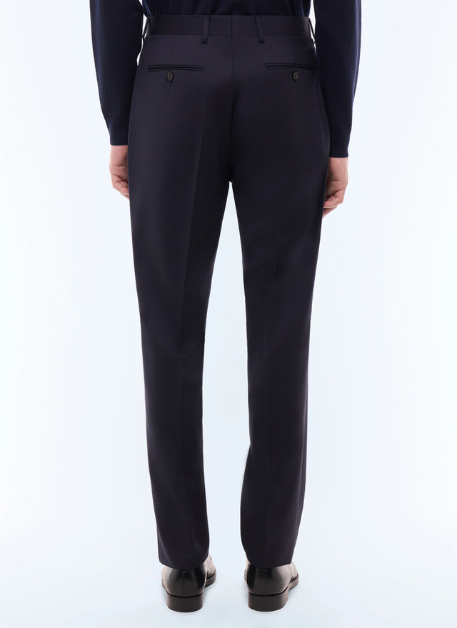 Men's main fabric: 100% virgin woolwaistband lining: 58% polyester, 42% cottonleg lining: 100% polyesterpocket lining: 58% polyester, 42% cotton trousers Fursac - P3LOXA-AC80-31