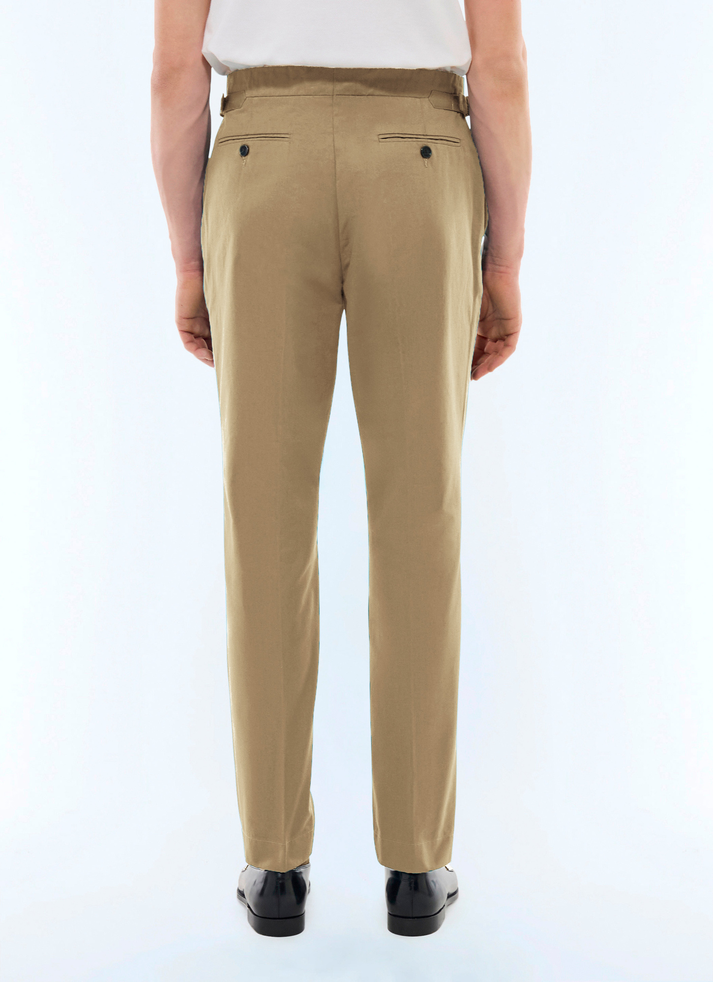 Men's beige trousers Fursac - P3FROP-FP03-A008